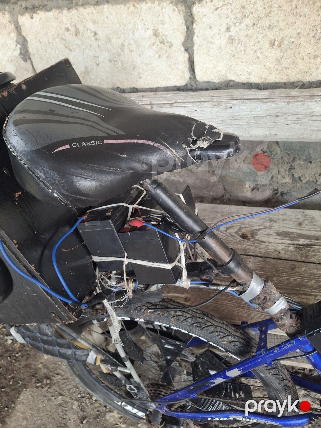 Satır velosipet əla vəziyətdədi moped və mateskletlə də barter olunur — Elektrik velosipedləri, Bərdə (4)