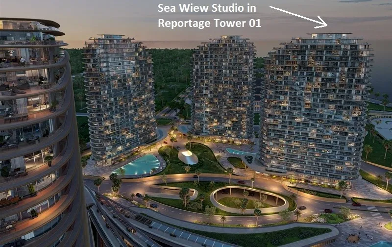 Sea Breeze, 1 otaqlı Yeni tikili satılır - 30 m², 26/28 mərtəbə — Mənzil, Bakı (3)