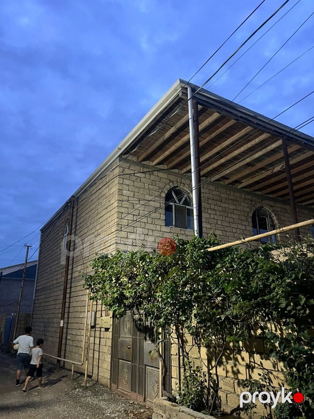 2 mərtəbəli daş tikili həyət evi - Tikinti materialı: qalın çay/şəhər — Ev, villa, Mehdiabad (2)