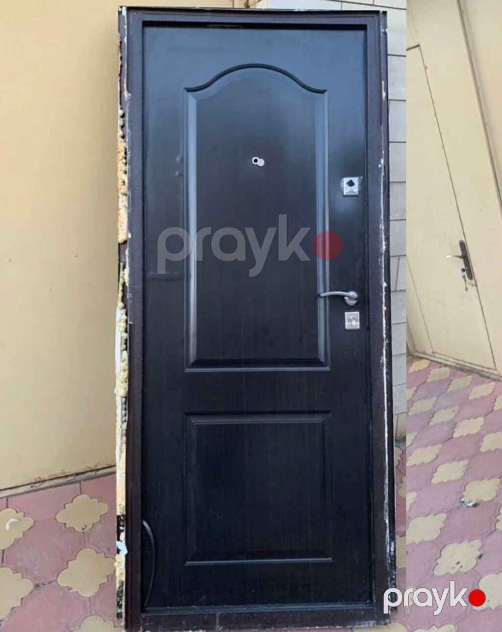 Metal giriş qapısı - Material: polad/metal konstruksiya, möhkəm — Pəncərələr, qapılar, balkonlar, Digah (3)