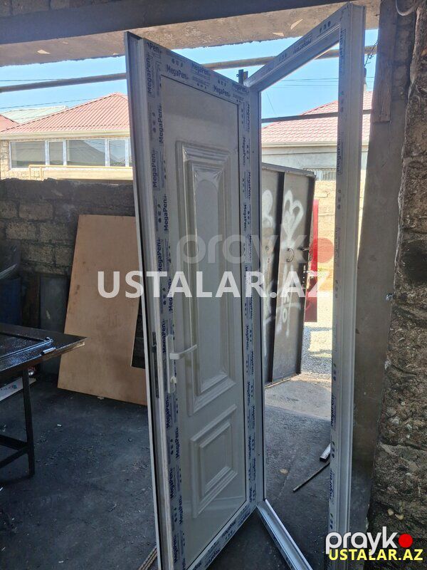 Plastik pəncərə və qapilar — Pəncərələr, qapılar, balkonlar, Bakı (9)