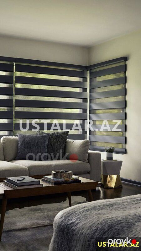 Zebra jaluz perde — Bakı