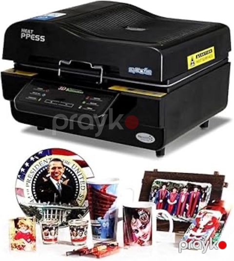 Termopress "3D ST3042 – Black" — Bakı