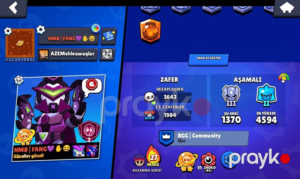Brawl Stars hesabı – yüksək səviyyəli və tam kolleksiya - Kupa sayı — Digər, Bakı (3)