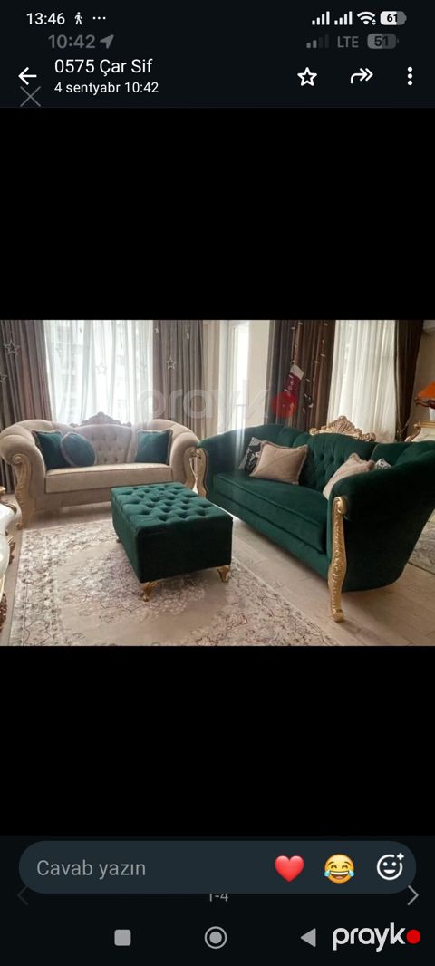 2 ədəd Klassik divan 660 AZN. ideal vəziyyətdədi Pufik hədiyyə — Bakı