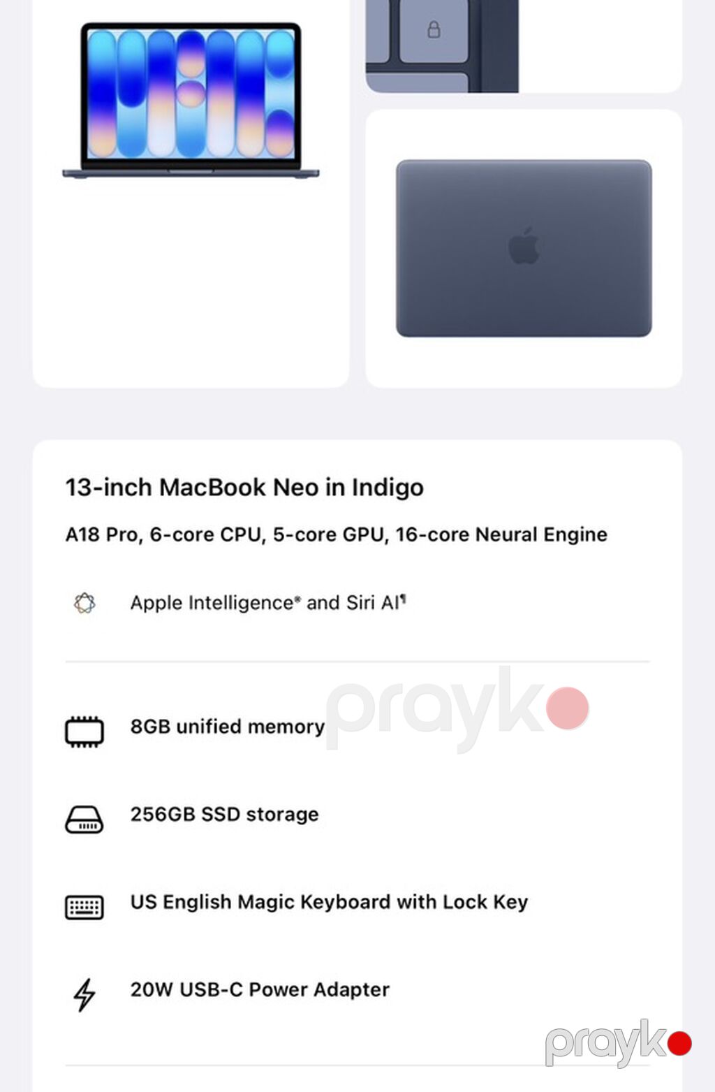 Yeni Apple MacBook, 13.3 256 GB — Apple Macbook, Bakı (4)