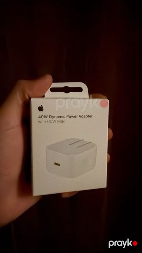 Apple 40W Dynamic Power Adapter (60W Max) Orginaldır Real alıcılar — Sumqayıt