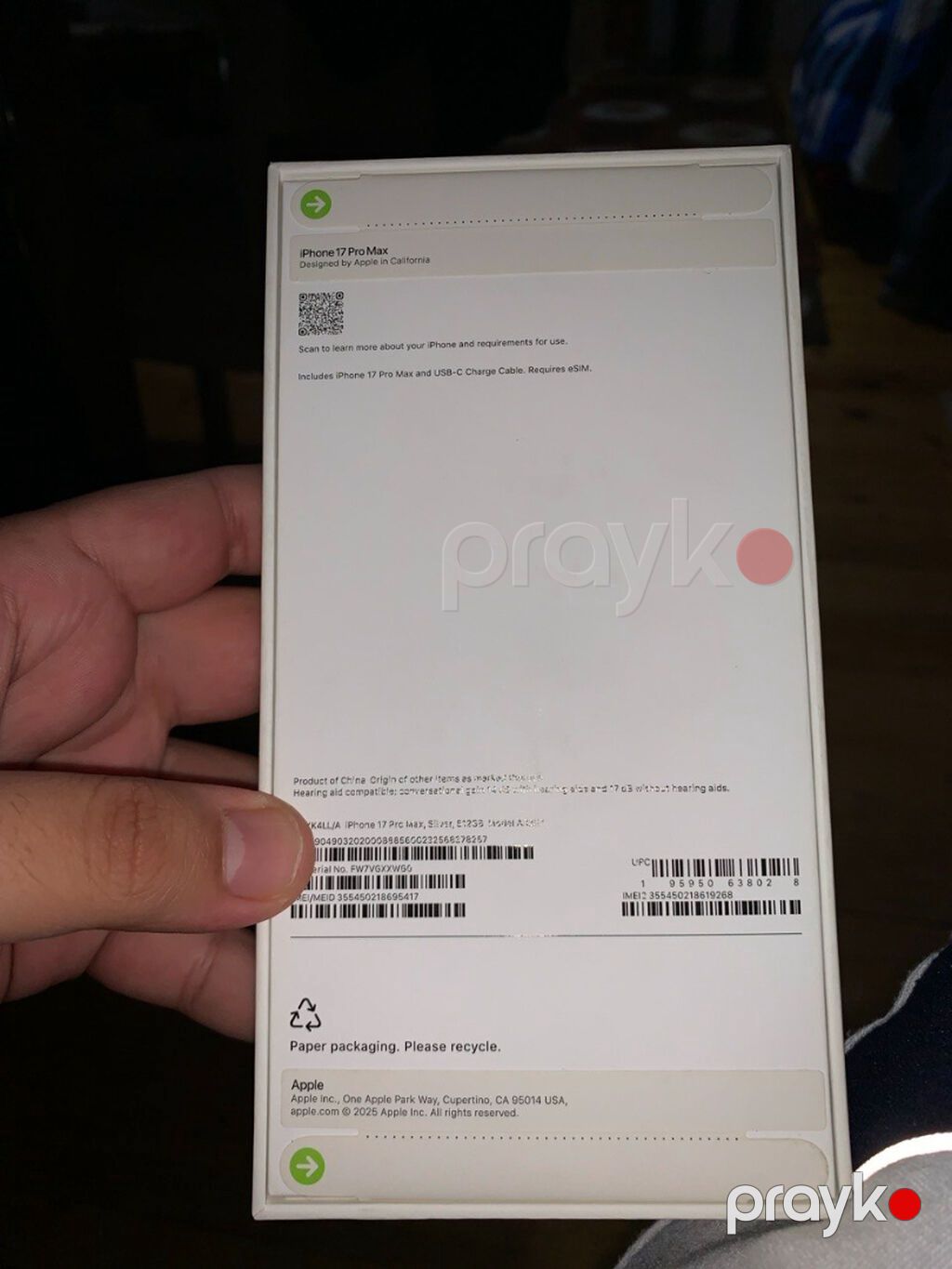 IPhone 17 Pro Max, Gümüşü — Apple iPhone, Bakı (2)