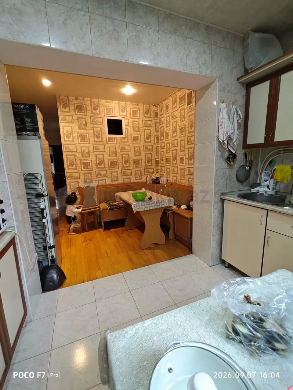 Satılır: 3 Otaq, Köhnə tikili, Binəqədi r., 7-ci mkr q., 82.00 m² — Mənzil, Bakı (8)
