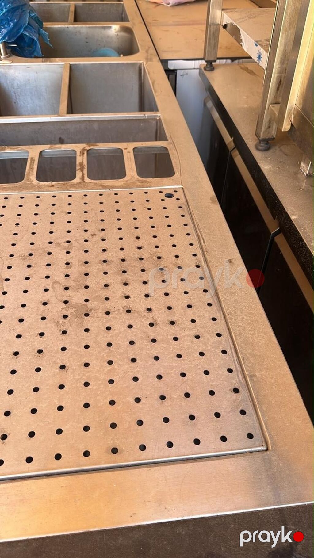 Kafe/bar üçün paslanmayan poladdan hazırlanmış peşəkar iş/bar stendi — Digər, Bakı (2)