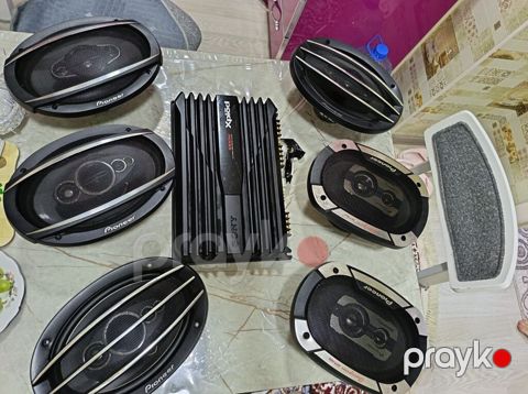 Avtomobil audio dəsti – Pioneer akustika + Sony gücləndirici — Qobu