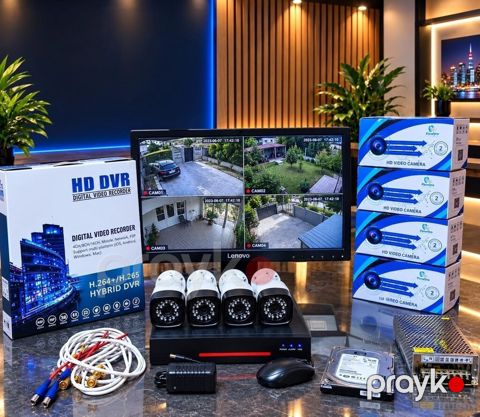 Monitor DVR 8 çıxışlıdir Təzədir Telefondan izləmə. 6 ədəd kamera — Bakı