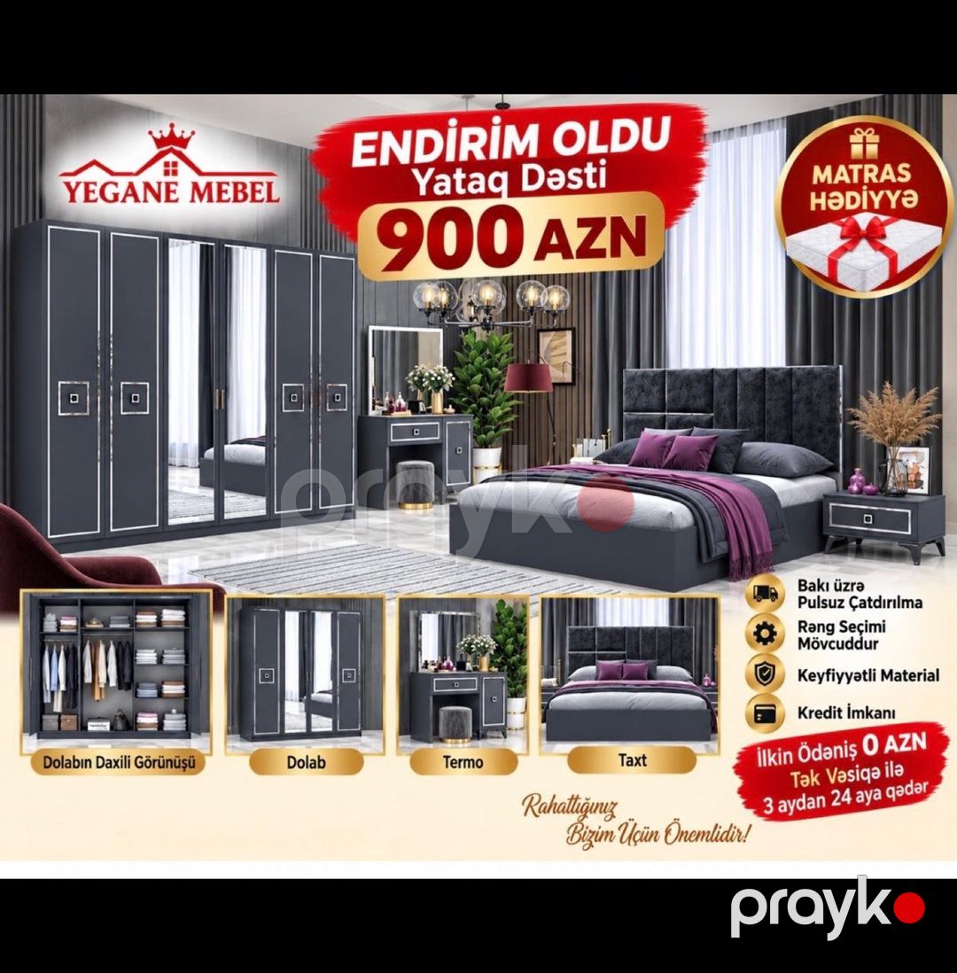 Yataq otağı mebeli — Mebel, Bakı (4)