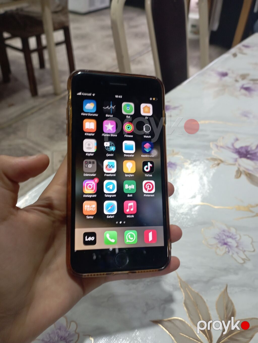 IPhone 8 Plus, Qara, Barmaq izi — Apple iPhone, Mingəçevir (4)