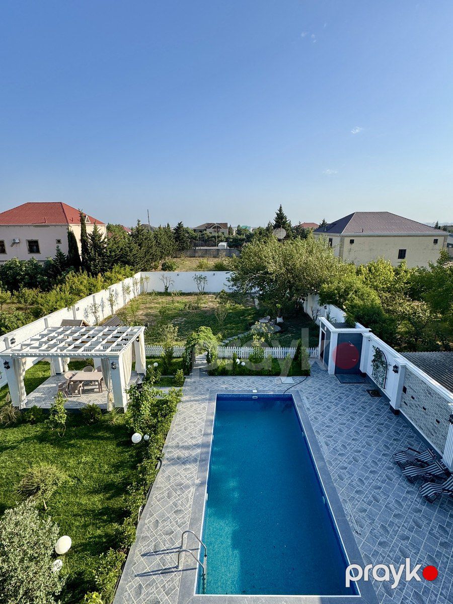 Satılır 6 otaqlı həyət evi/bağ evi 300 m² — Ev, villa, Bakı (5)