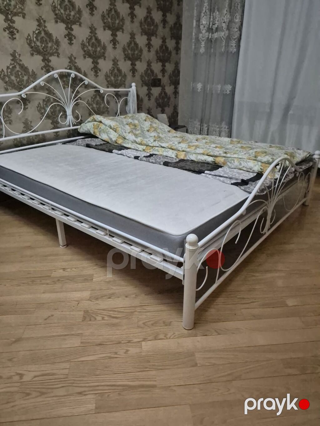 İşlənmiş, İkinəfərlik çarpayı, Bazasız, Matras ilə, Siyirməsiz — Yataqlar, Bakı (2)