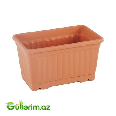 Plastik Dibçək 015 — Bağ dekorasiyası, Bakı (8)