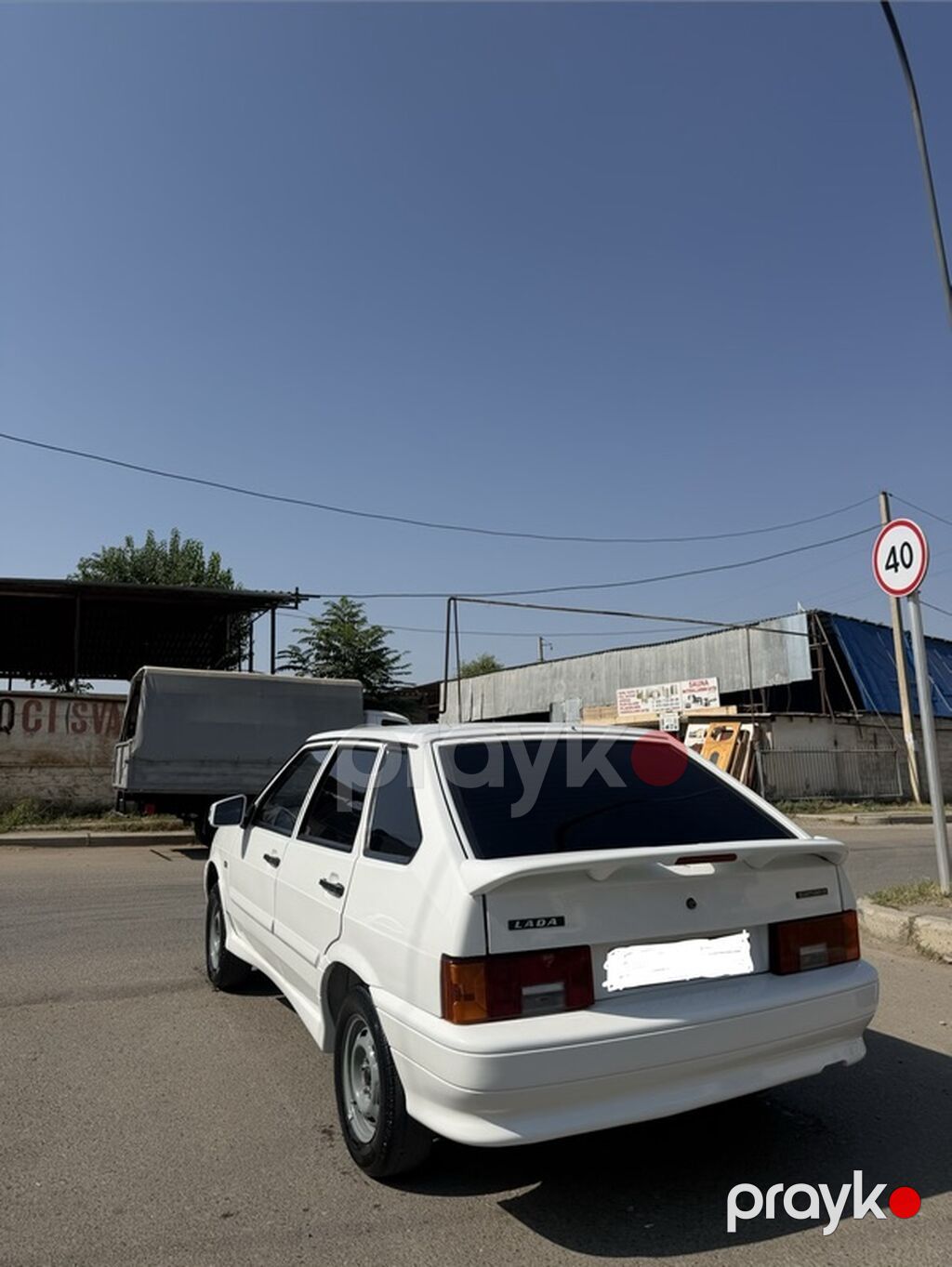Lada Samara 5 qapılı hetçbek, ağ rəng. - Kuzov: aerodinamik gövdə kiti — Avtomobillər, Gəncə (7)