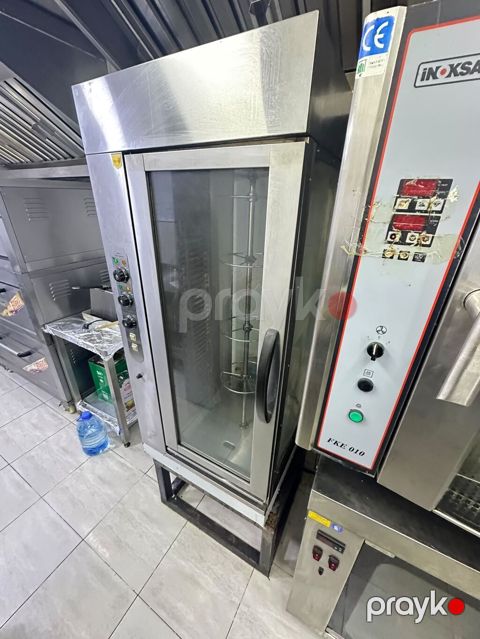 1300₼ vertikal qril aparatı - Tutum: 12–15 toyuq - Şaquli fırlanan — Bakı