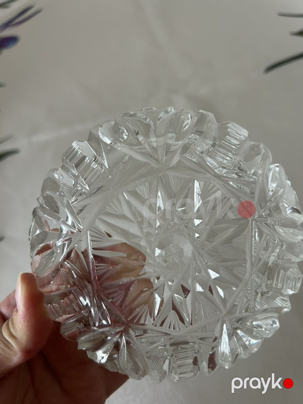 Xrustal külqabı - Material: ağır, qalın divarlı kəsimli şüşə - Forma — Digər, Bakı (2)