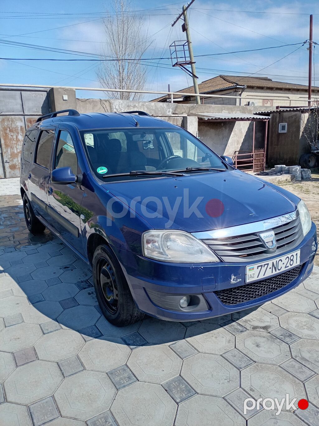 Dacia Logan MCV, göy rəng, Azərbaycan nömrə nişanı 77-NC-281 — Avtomobillər, Digah (3)