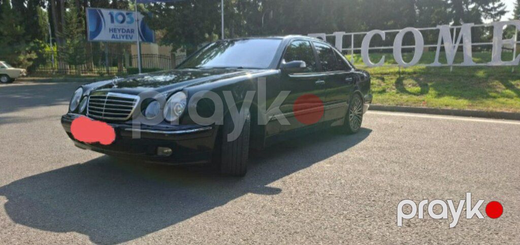 Mercedes E 240, 2.6 L, 2002 il, 456 000 km — Avtomobillər, Bakı (4)