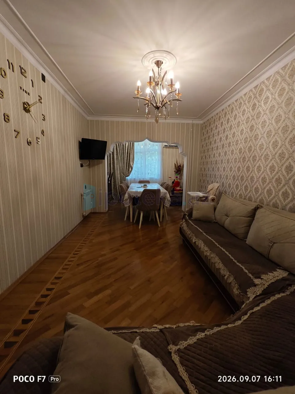 Satılır: 3 Otaq, Köhnə tikili, Binəqədi r., 7-ci mkr q., 82.00 m² — Mənzil, Bakı (9)