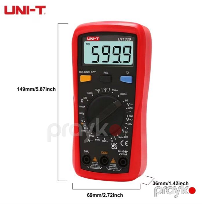 Multimetr Unı-t UT 133B — Bakı (2)