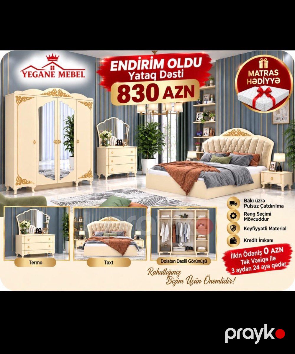 Yataq otağı mebeli — Mebel, Bakı (9)