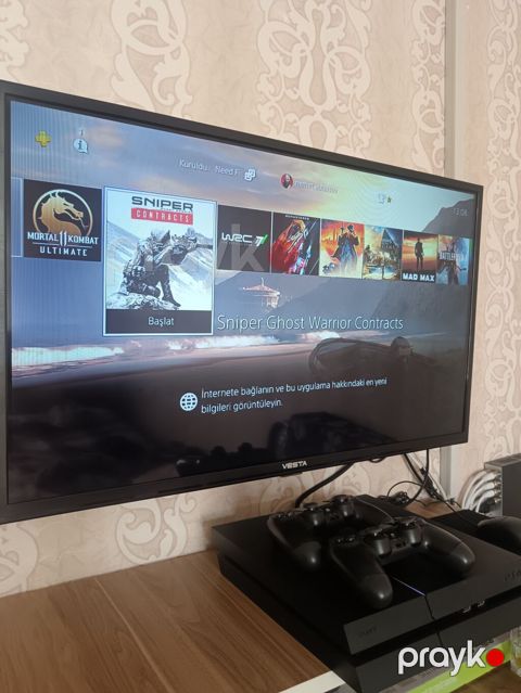 Sony PlayStation 4 (PS4) FAT – 500GB - Rəng: Qara - Komplekt: 2 ədəd