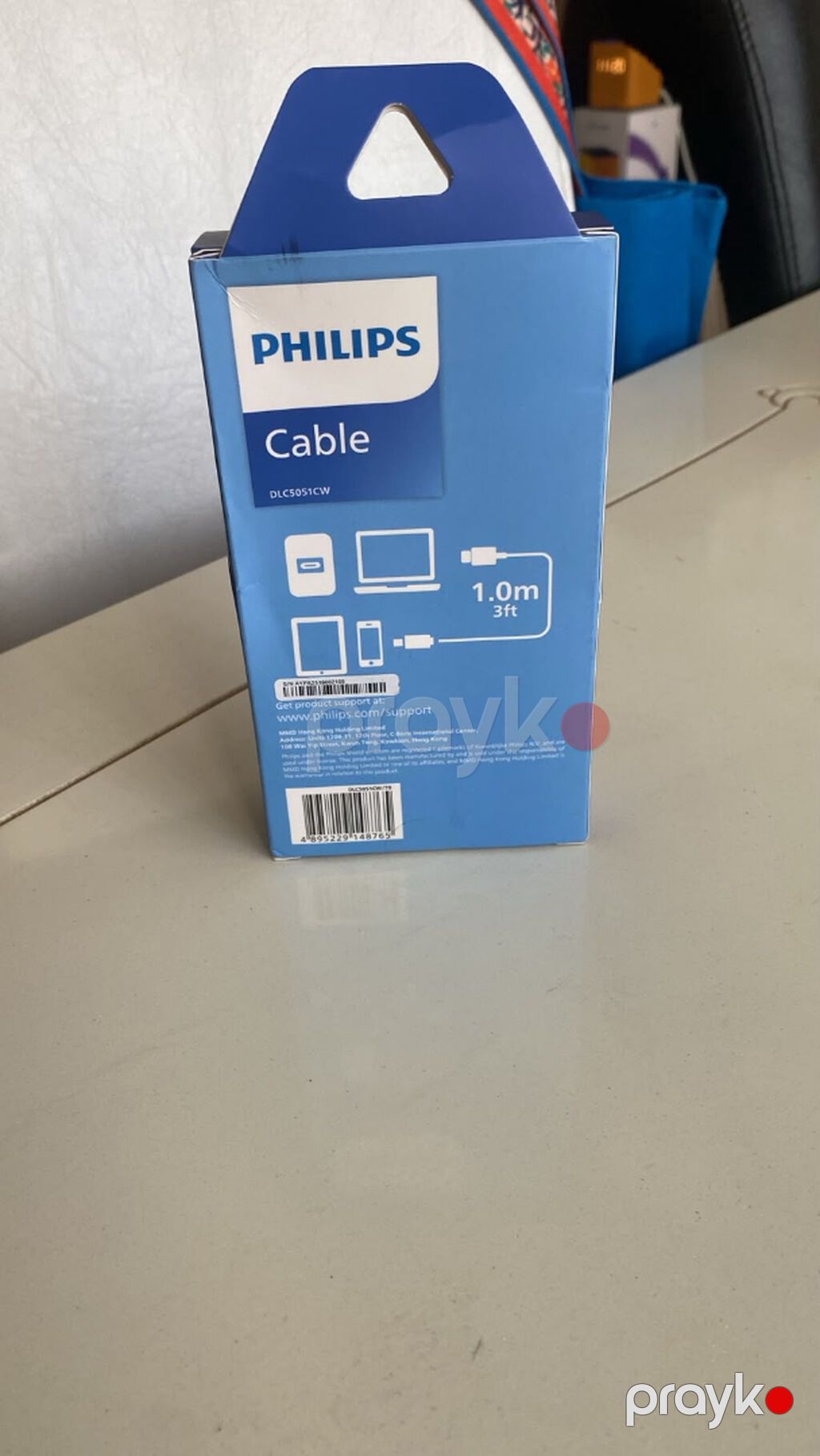 Orginal Phillips Type-C / USB 1 metrelik kabel (Şnur) Telefonlar — Çexollər, Bakı (3)