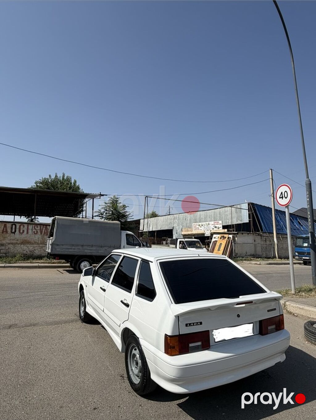 Lada Samara 5 qapılı hetçbek, ağ rəng. - Kuzov: aerodinamik gövdə kiti — Avtomobillər, Gəncə (4)