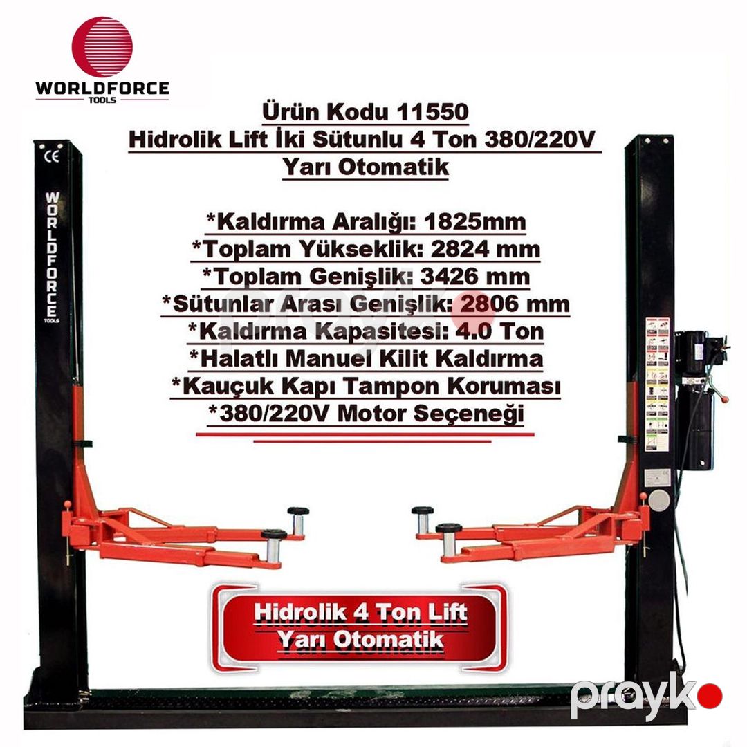 Hidravlik lift sütunlu 4ton 380/220V yarı otomatik — Biznes və avadanlıq, Bakı (2)