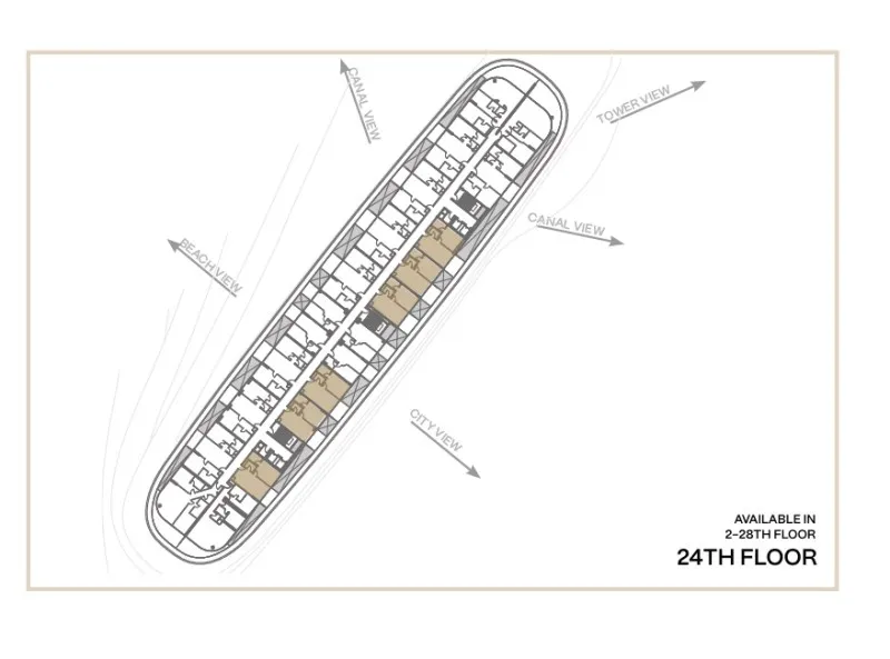 Nardaran, 2 otaqlı Yeni tikili satılır - 67 m², 24/28 mərtəbə — Mənzil, Bakı (6)