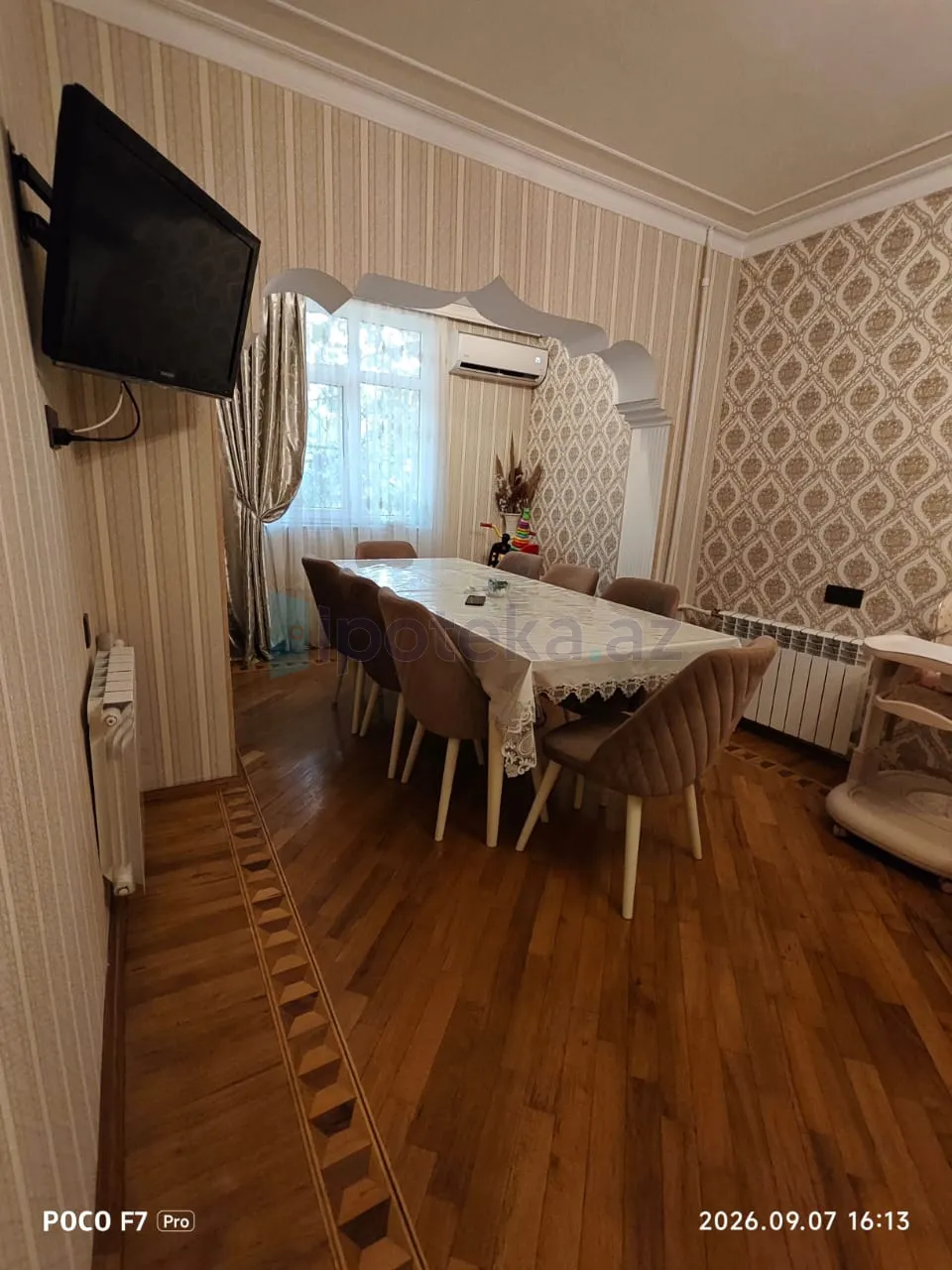 Satılır: 3 Otaq, Köhnə tikili, Binəqədi r., 7-ci mkr q., 82.00 m² — Mənzil, Bakı (10)