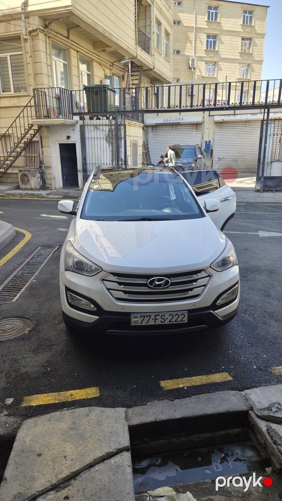 Hyundai Santa Fe, 2.0 L, 2014 il, 398 000 km — Avtomobillər, Bakı (9)