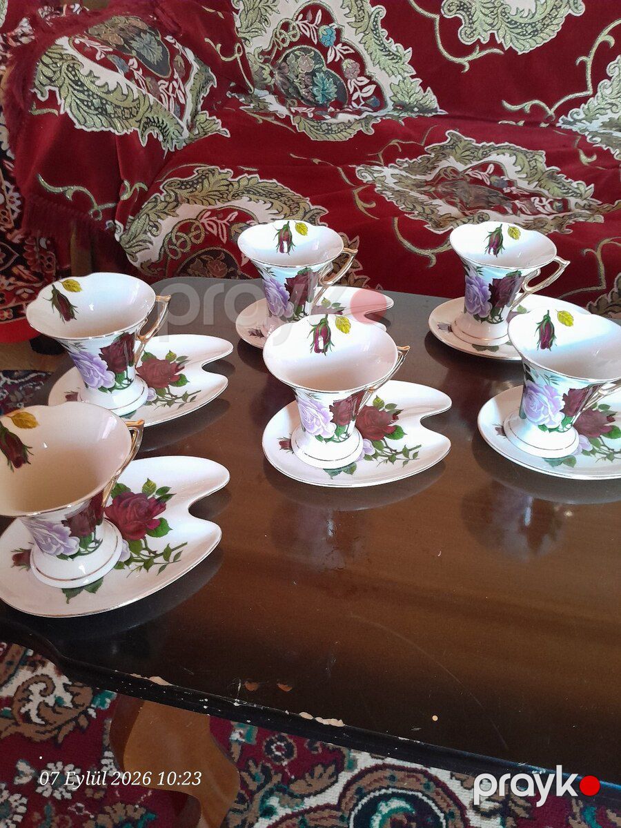 Fincan dəsti — Qablar və mətbəx əşyaları, Saatlı (7)