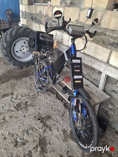 Satır velosipet əla vəziyətdədi moped və mateskletlə də barter olunur — Bərdə