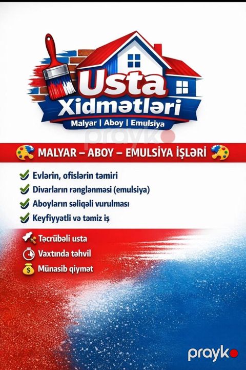 Rəngsaz işi axtarıram — Bakı