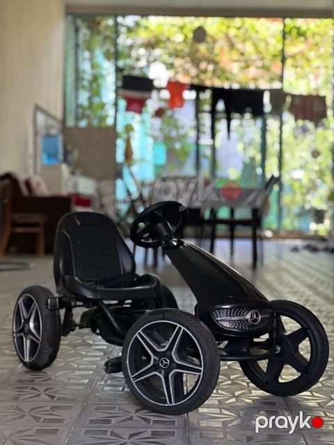 Uşaq pedallı kart – Mercedes üslubunda, qara rəng. - 4 təkərli — Gəncə