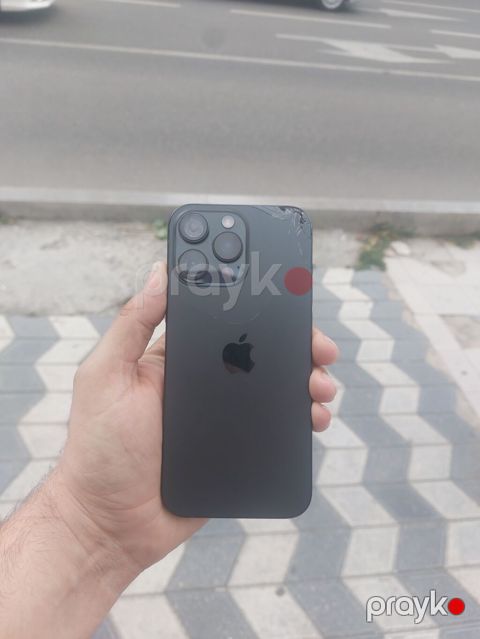 IPhone 16 Pro Max, 256 GB, Black Titanium, Face ID — Bakı