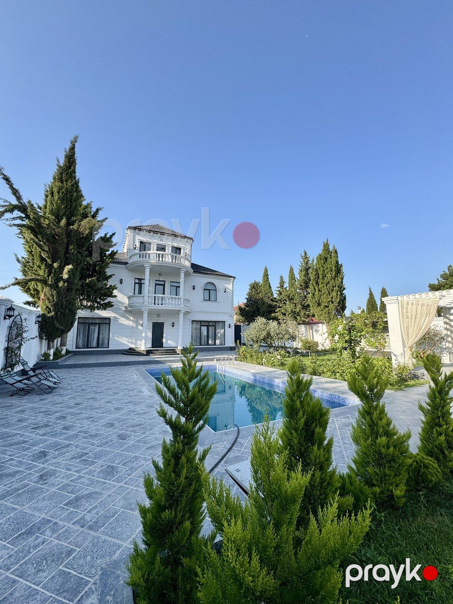 Satılır 6 otaqlı həyət evi/bağ evi 300 m² — Ev, villa, Bakı (2)