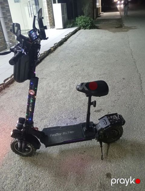 Elektrik skuter – Faster RS7 - Güclü, iri təkərli elektrik skuter — Digah