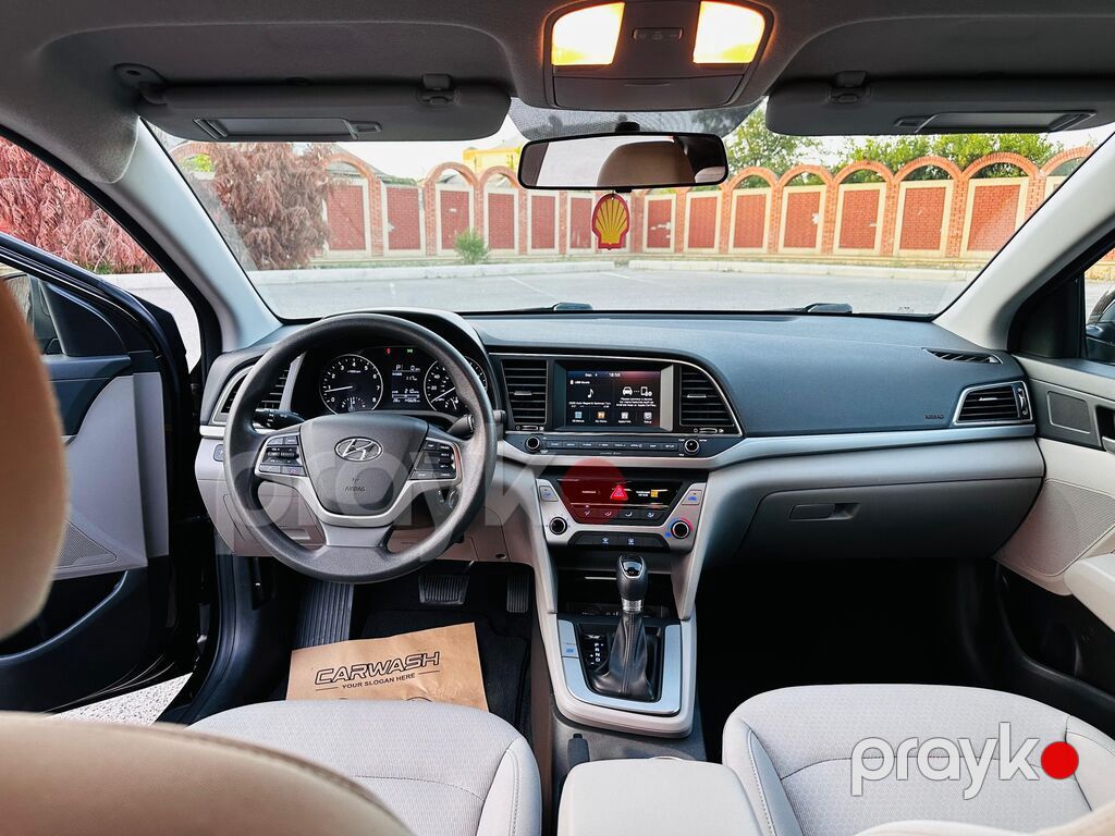 Hyundai Elantra – qara rəngli sedan İli 2019 Amerkadan təzə gəlib — Avtomobillər, Gəncə (8)
