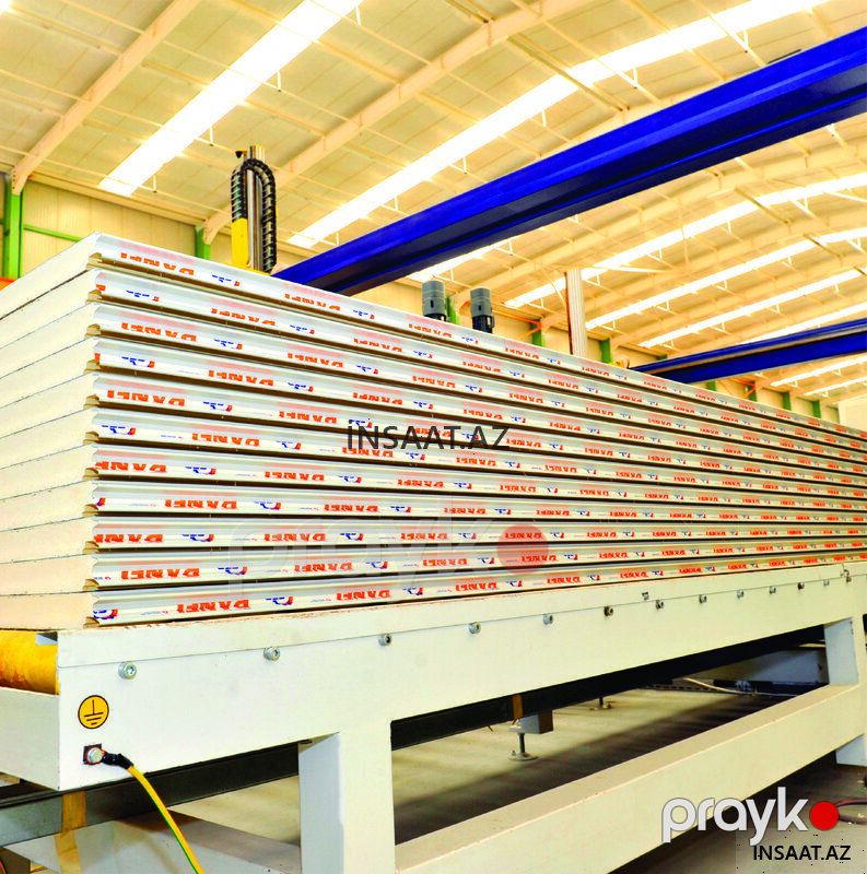 80 mm Pur sendviç panel – yüksək istilik izolyasiyası — Tikinti blokları, kərpic və panellər, Bakı (4)