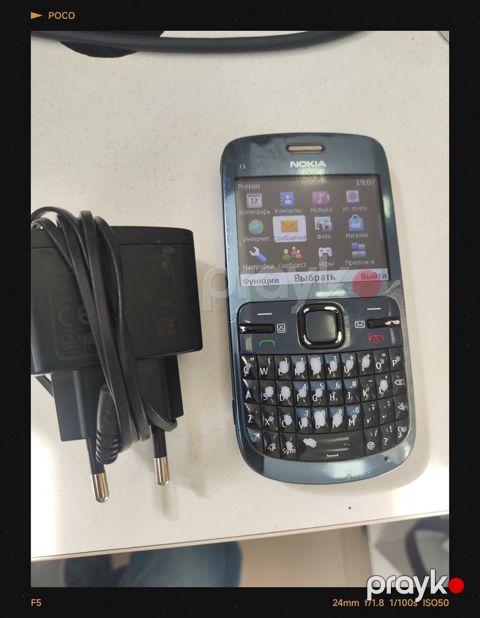 Nokia C3, rəng - Göy, Düyməli — Bakı