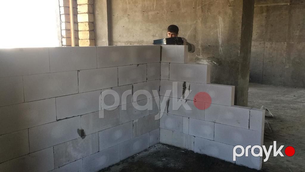 Məsaməli hörgü blokları "Gobustone" — Təmir və inşaat, Bakı (7)