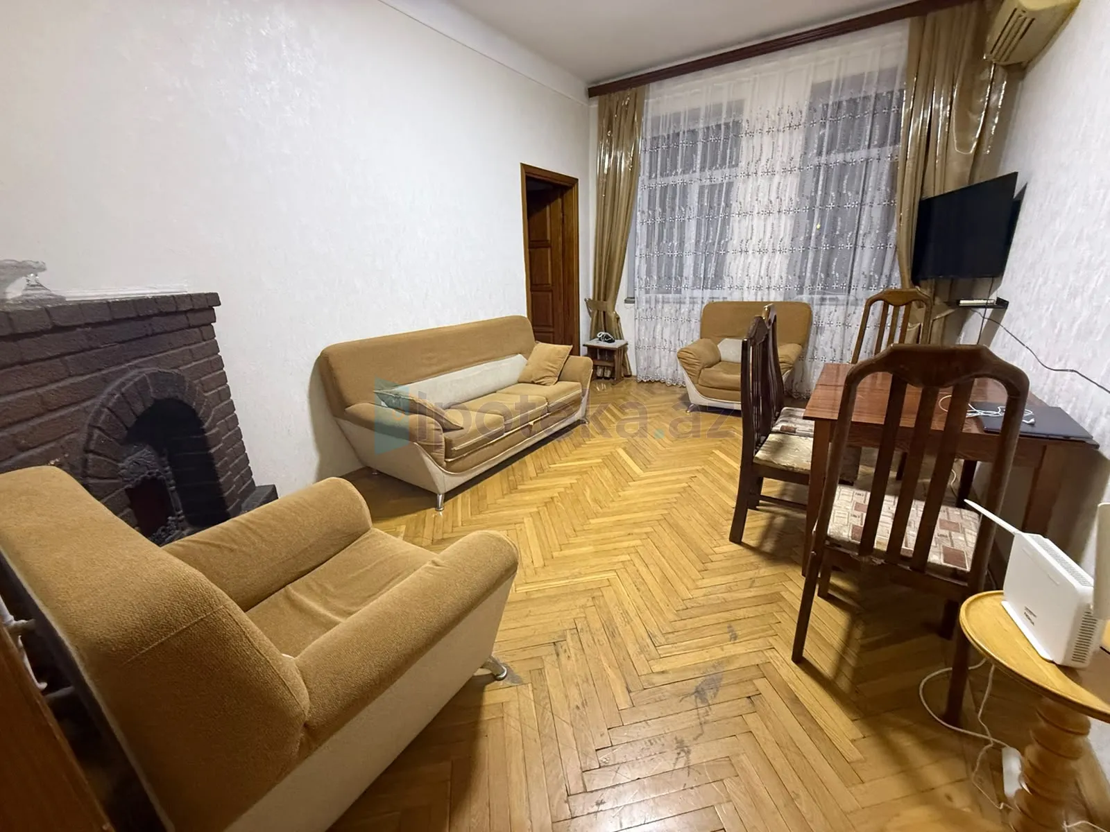 2 Otaq, Köhnə tikili, Nəsimi r., 60.00 m² — Mənzil, Bakı (4)