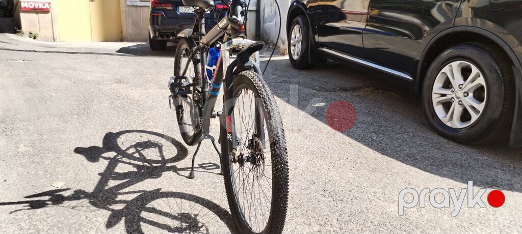Dağ/şosse hibrid tipli velosiped - Gövdə: yüngül metall konstruksiya — Dağ velosipedləri, Masazır (4)