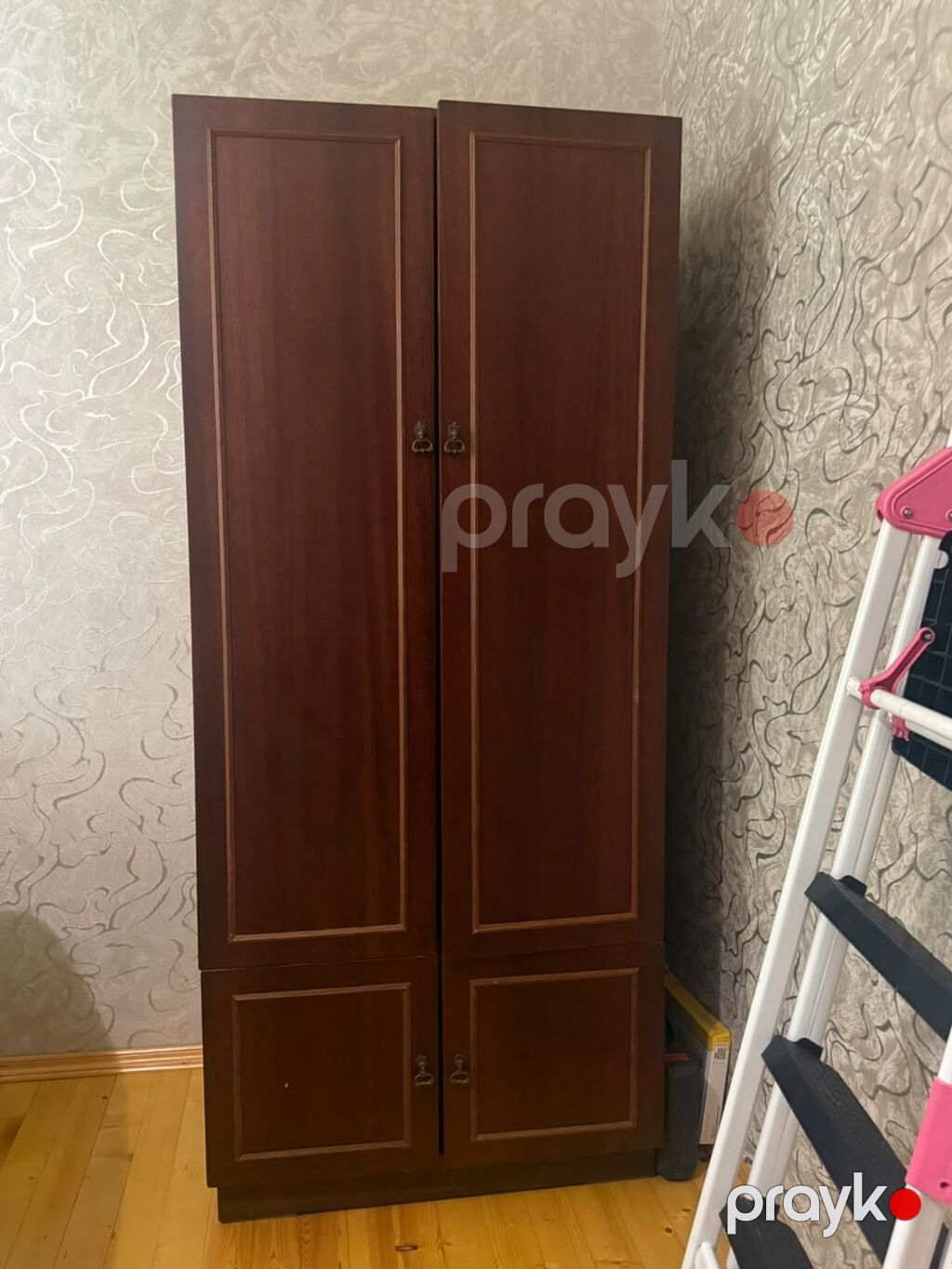 Klassik üslubda taxta şkaf dəsti - Material: tünd qəhvəyi rəngli ağac — Şkaflar, Bakı (3)